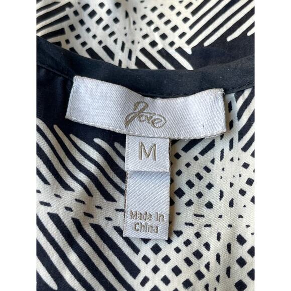 Joie Womens Silk Checkered Cap Sleeve Blouse Size Medium - Picture 5 of 8